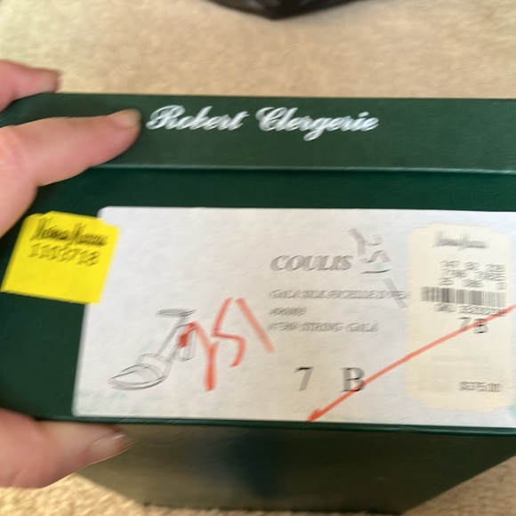 NWT ROBERT CLERGERIE caramel sandals - Picture 10 of 10